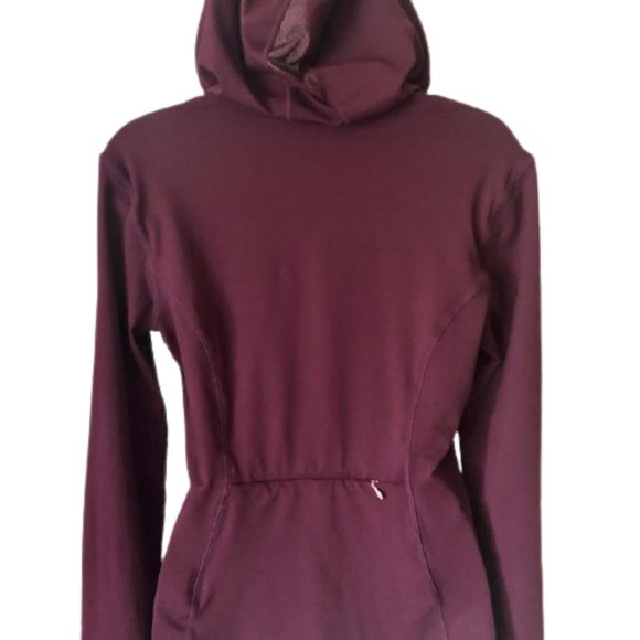 Fabletics Nara Half-Zip Hoodie - Burgundy - M - Picture 7 of 14